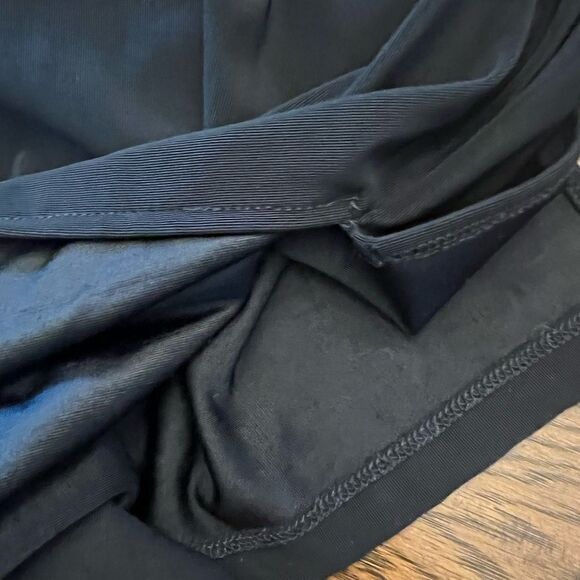 Vintage Necessary Objects Black Stretch Dress With back Dragon Embroidery. Med - Picture 9 of 9